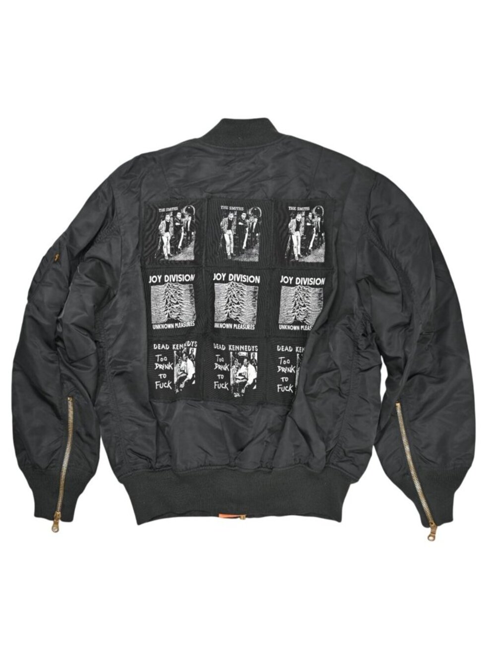 Alpha Industries Band Flyer's Bomber Jacket in Black